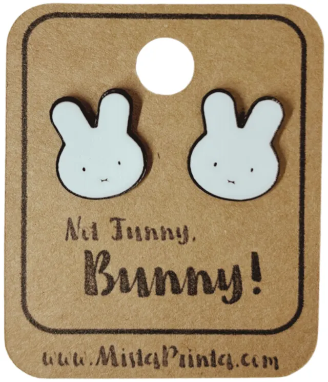 No Funny Bunny! earrings