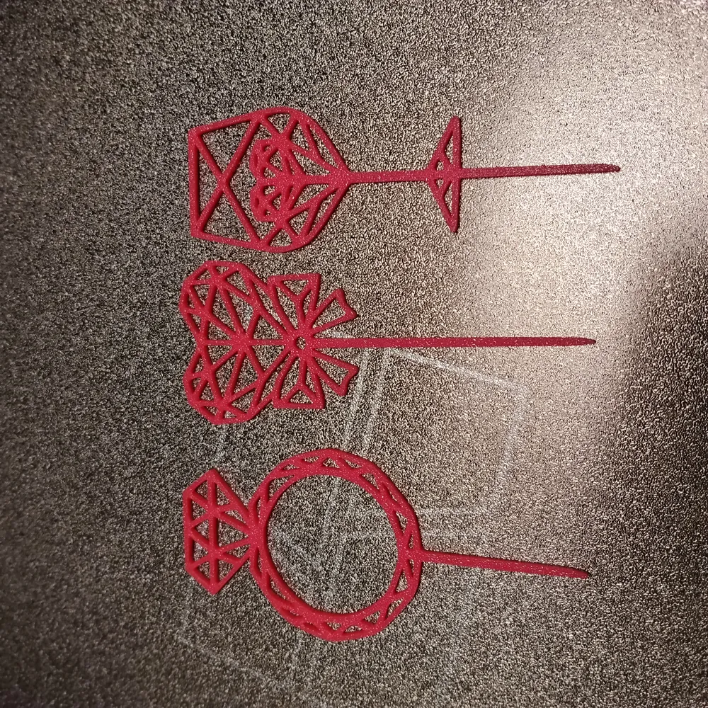 S Topper Valentine's topper set - Free 3D Print Model - MakerWorld