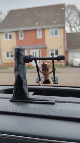 Baby Groot Swing Car dashboard toy
