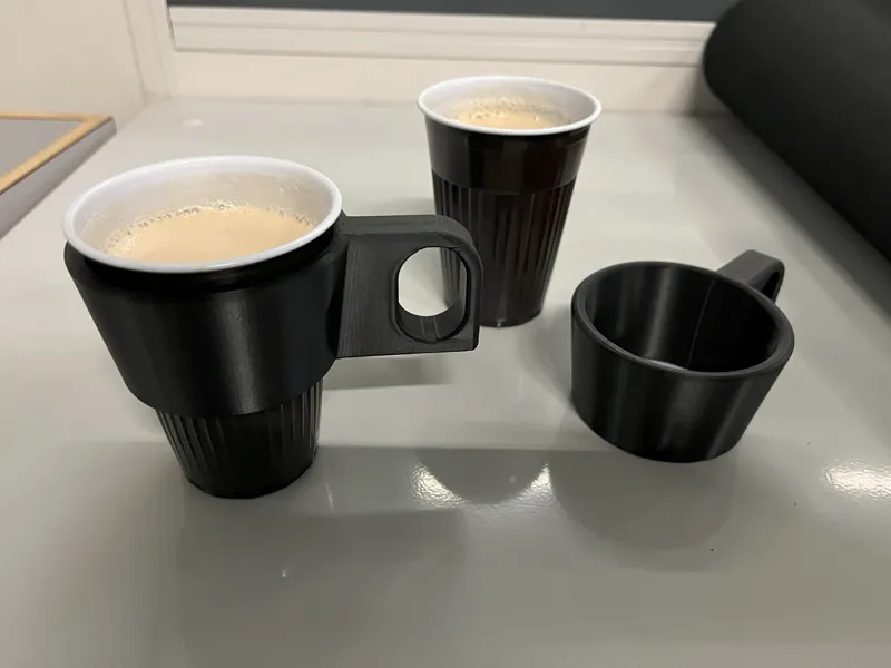 Cup holder for coffee machines