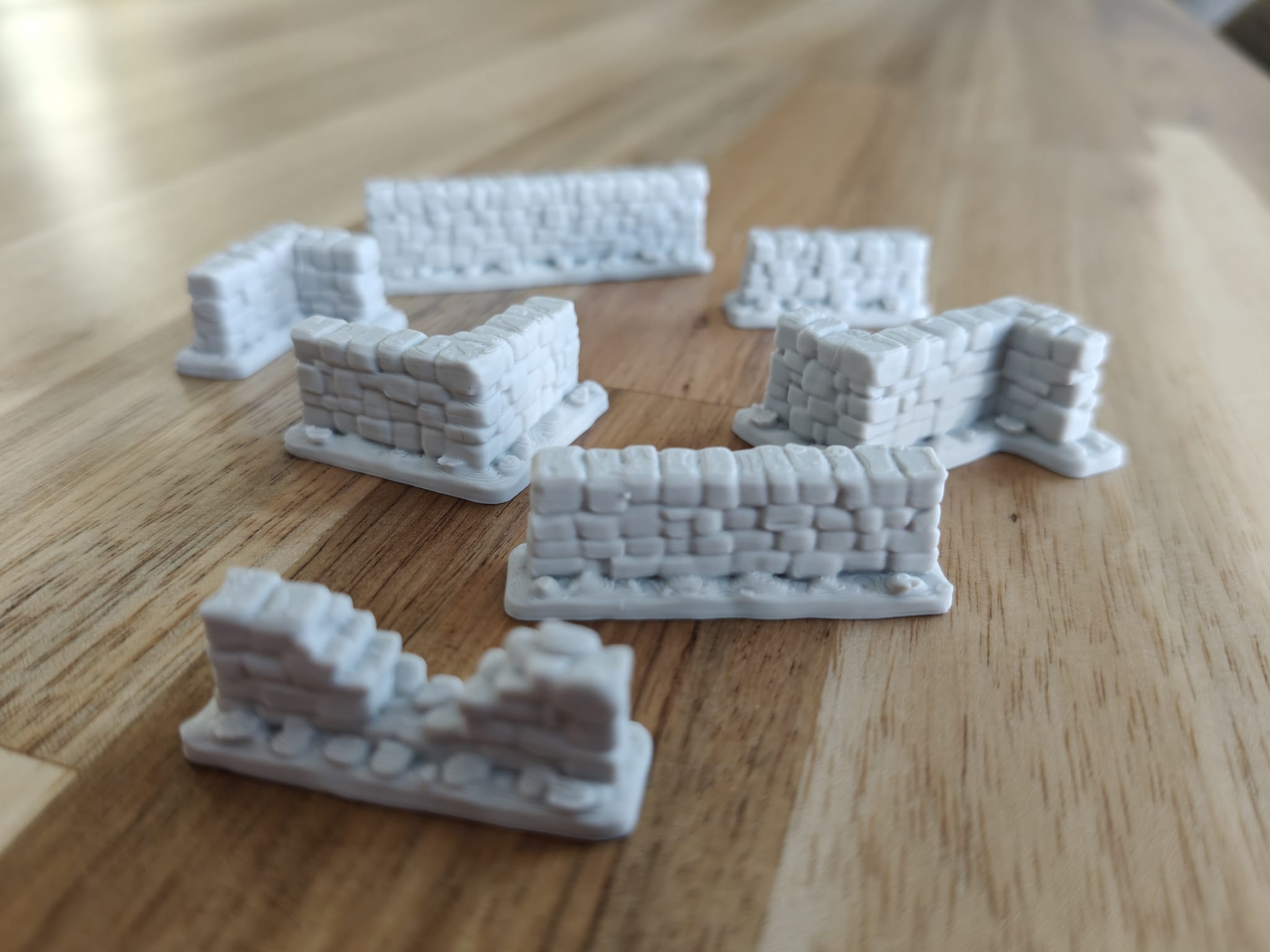 Miniatura 1 do modelo 3D DnD wall set terrain