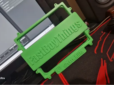 Privacy Plate for EU motorcycle license holder
