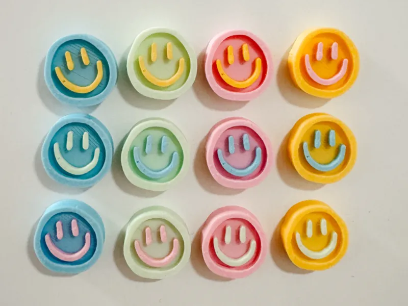 Smiley Fridge Magnet Perfect Imperfect Good Vibes
