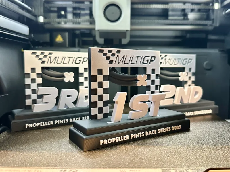 MultiGP Drone racing Trophy - With all numbers