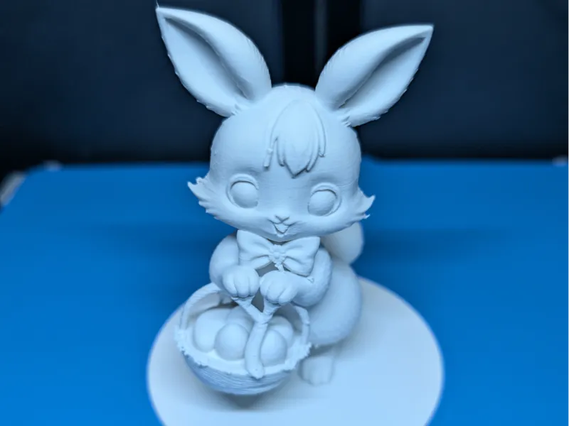 Süßer Osterhase mit Korb - Figur zum ausmalen :)