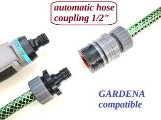 Automatic Schlauchkupplung GARDENA kompatibel 1/2"