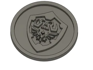 zelda hylian shield medallion