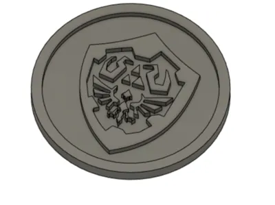 zelda hylian shield medallion