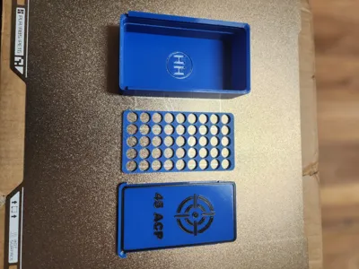 45 ACP Ammo Box 45 count to fit 50cal Ammo Boxes