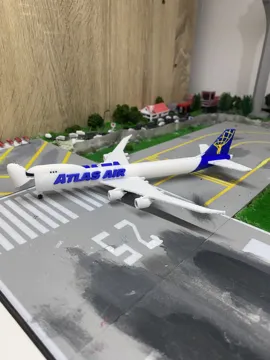 Accesorio para impresora 3D: 1:400 scale interactive Boeing 747-8F — vista de referencia 5