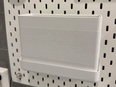 Skadis Bin and shelf