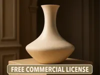 VELORA – vase japandi à décor côtelé — photo 1