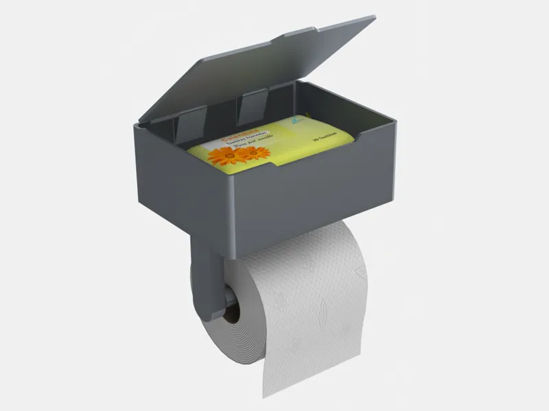 2-in-1 Multifunctional Toilet Paper Holder