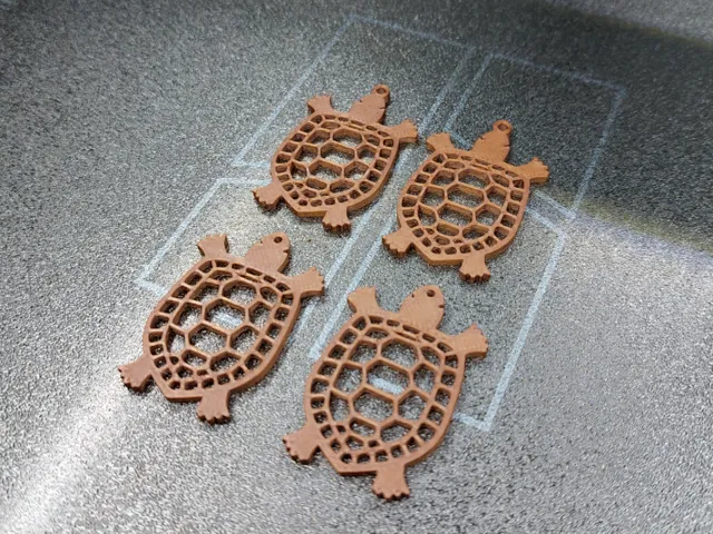 Boucles d'oreille tortue