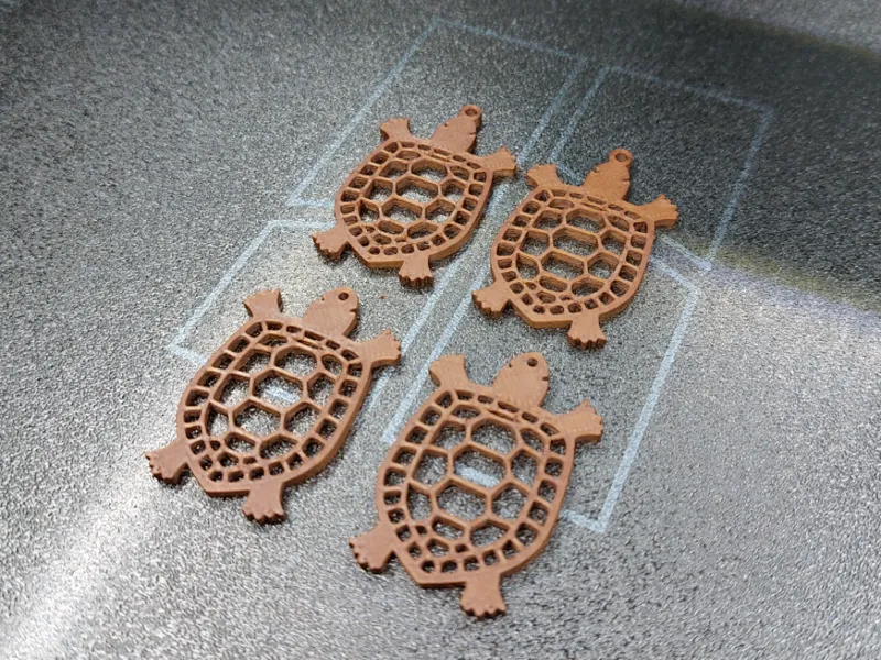 Boucles d'oreille tortue