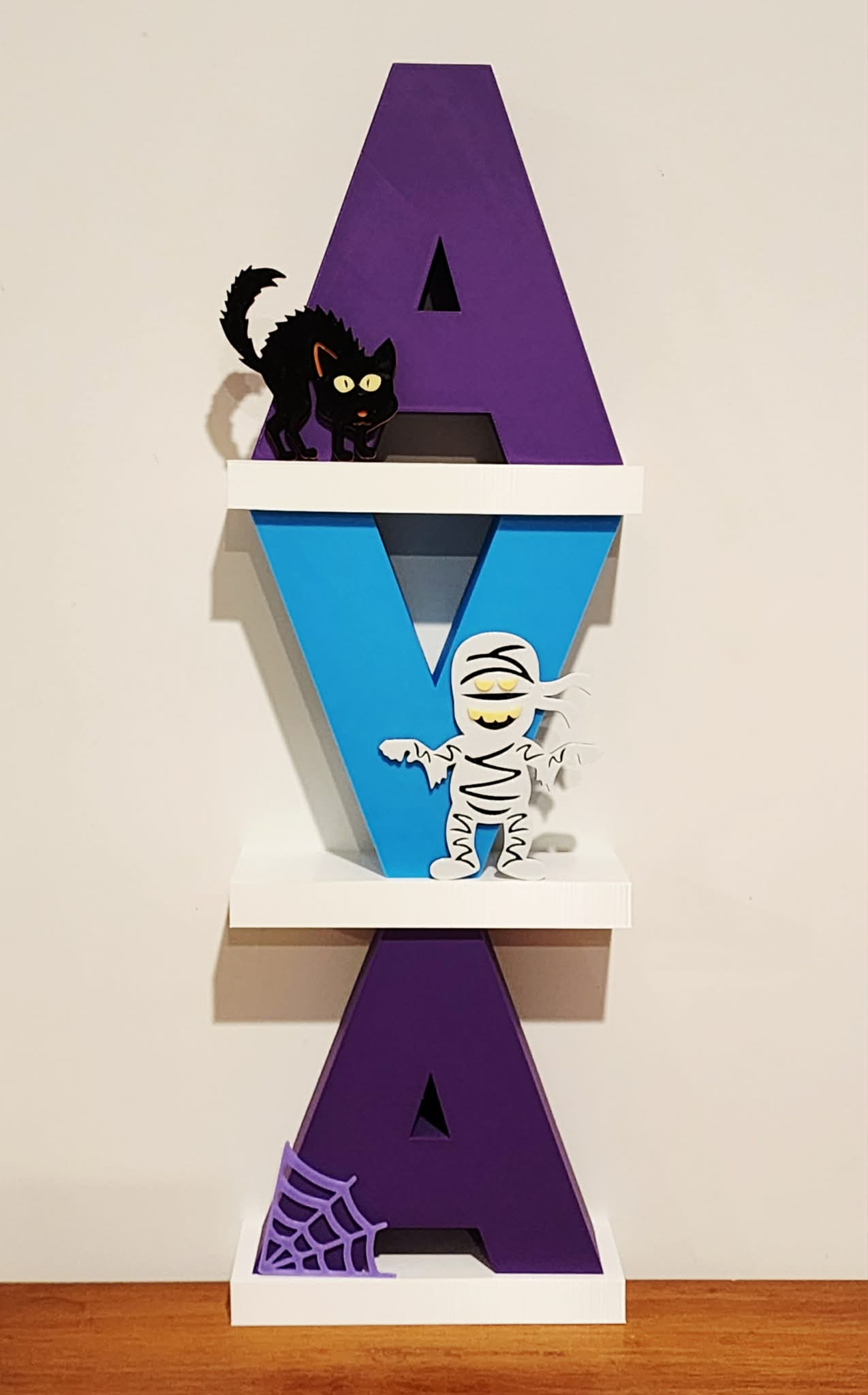 Miniatura 2 do modelo 3D Free-standing Stackable Letters. Interchangable
