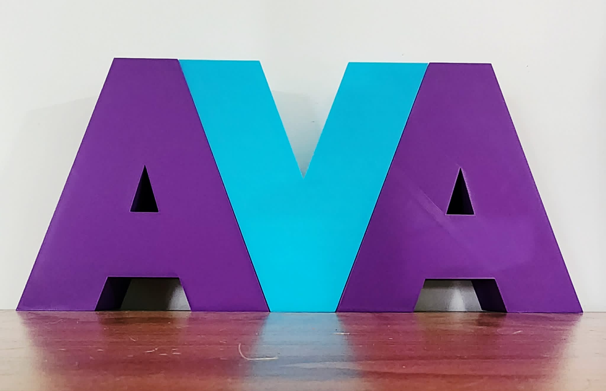 Miniatura 3 do modelo 3D Free-standing Stackable Letters. Interchangable