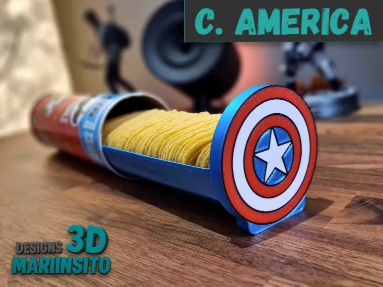(C. America Version) Pringles tray with lid