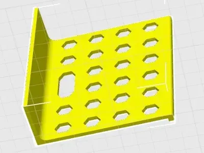 Wall-mounted TV Set-top Box Bracket