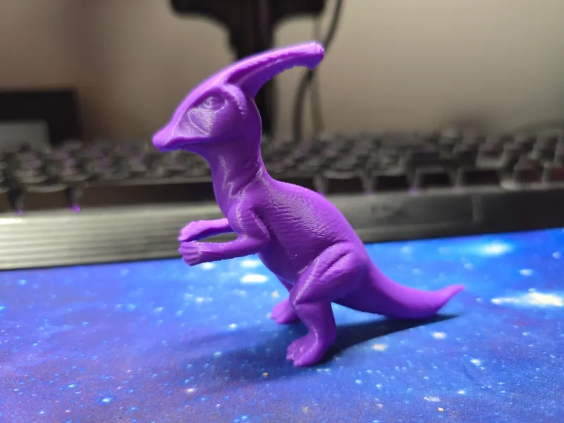 Parasaurolophus Retro Plastic Dinosaur Toy