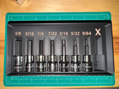 ICON Hex-Bit Socket Set Gridfinity 
