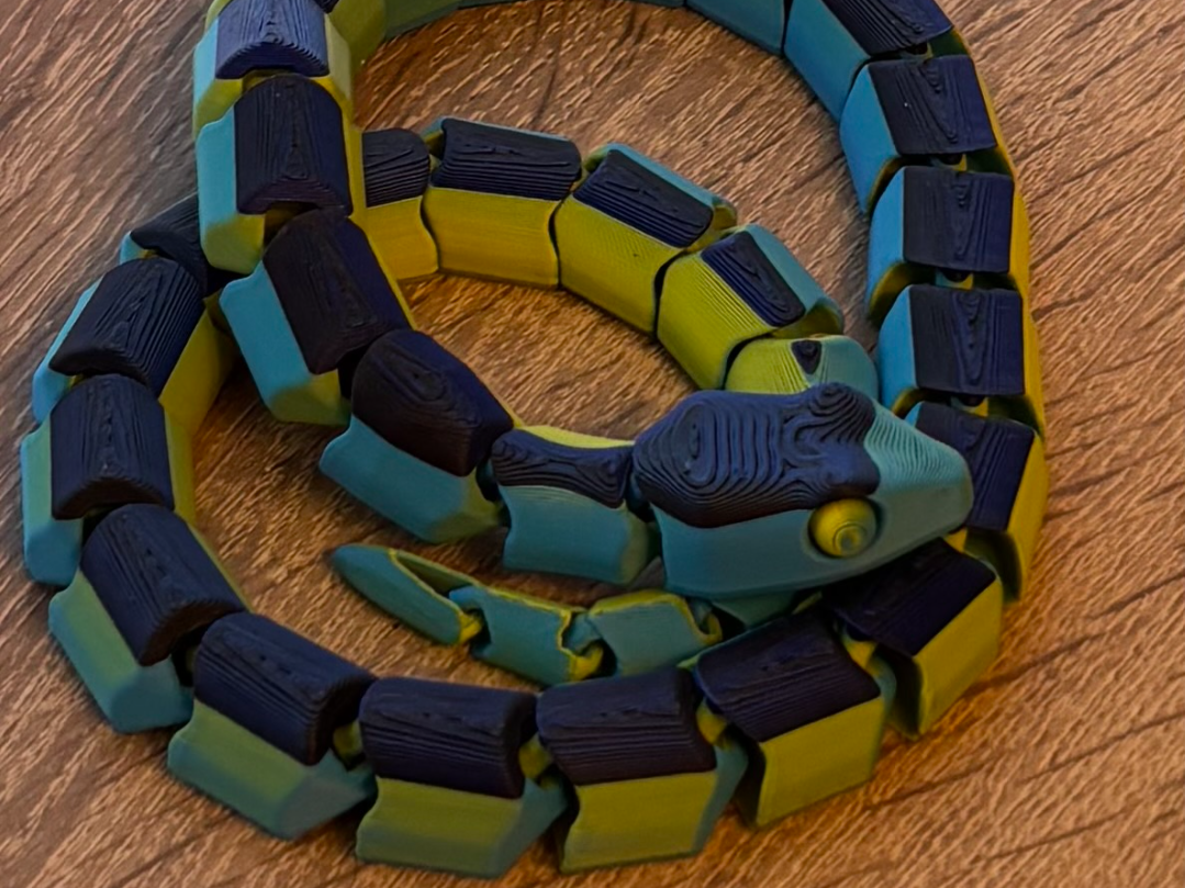 Flexible Articulated Grass Snake A1 mini No AMS