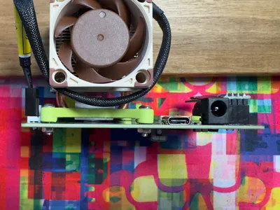 BitAxe 52Pi ICE-Tower 52Pi cooler mount