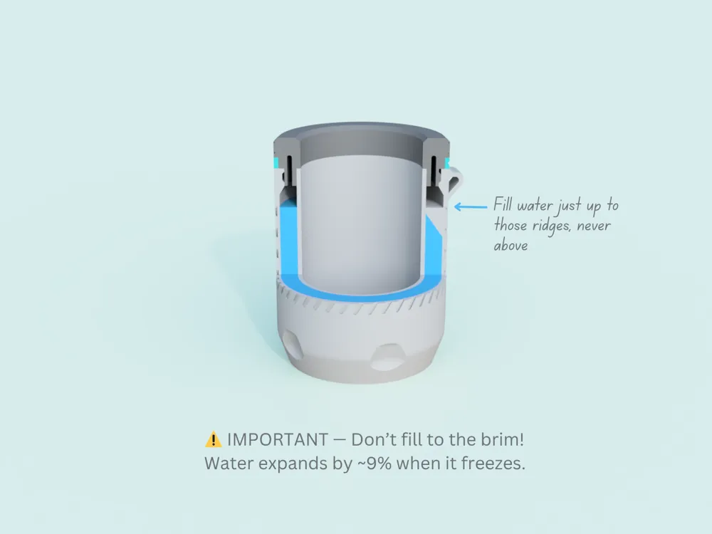 CryoPod Freezable Can Holder - Home - PLA - 3D printed product - фото 2