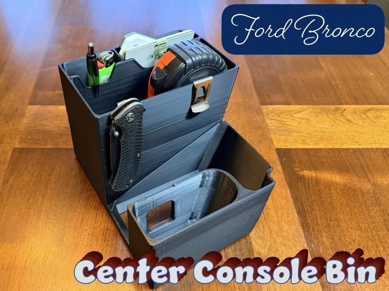 Ford Bronco Center Console Bin
