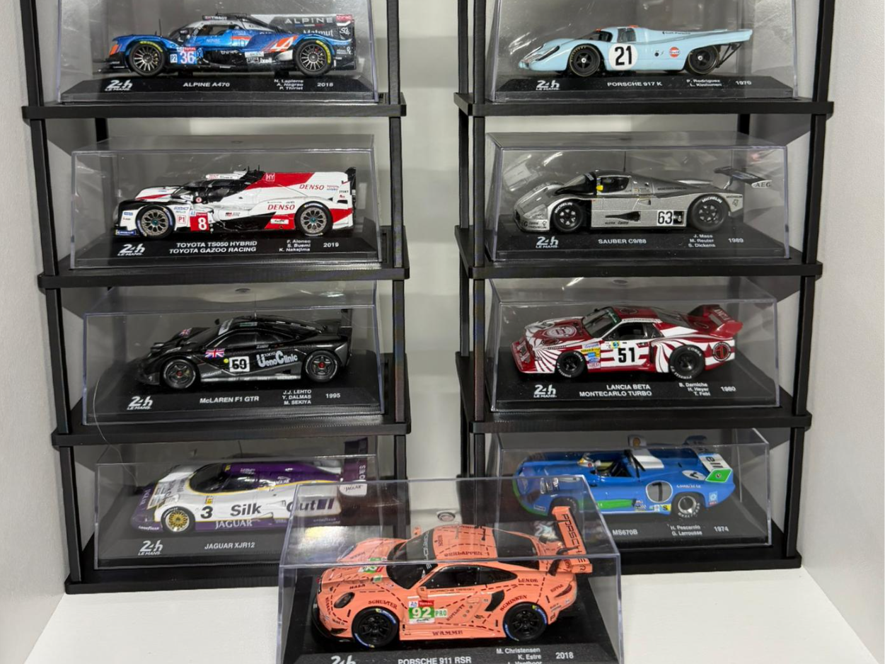 Le Mans Car Collection 1:43 Model Cars Display