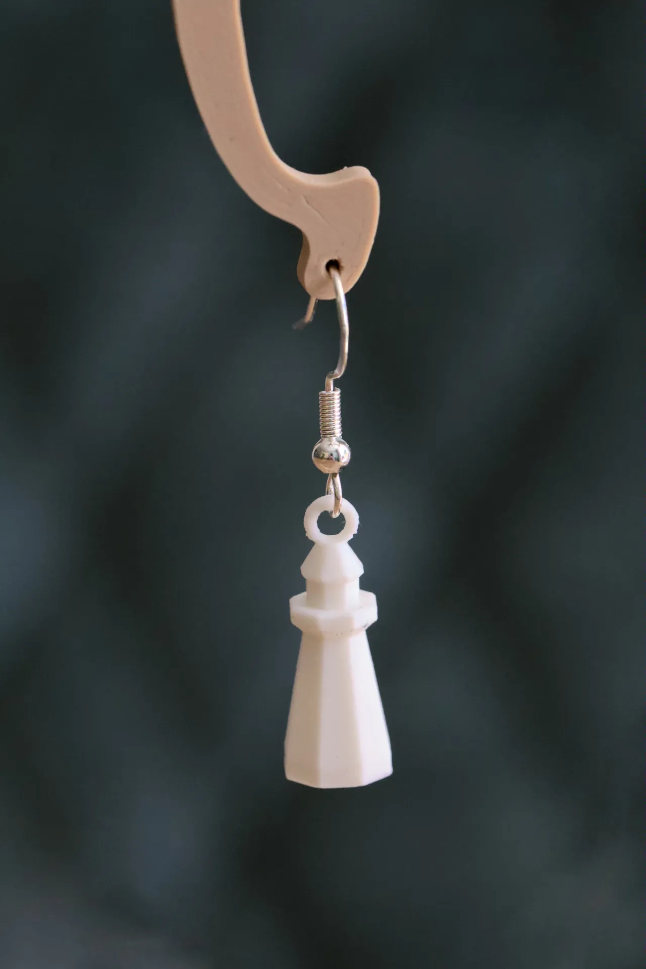 Origami Boat & Lighthouse Earring Charms view 3