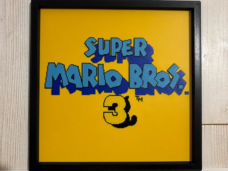 Cadre Super Mario Bros 3