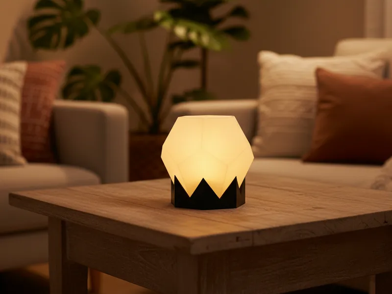 Geometric Faceted Tea Light Holder