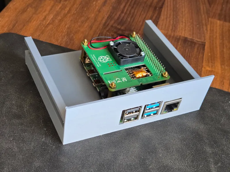 RackMod 1U Slide: Raspberry Pi 4 w/Hats Module