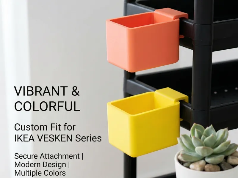 IKEA VESKEN 最好用外挂收纳盒