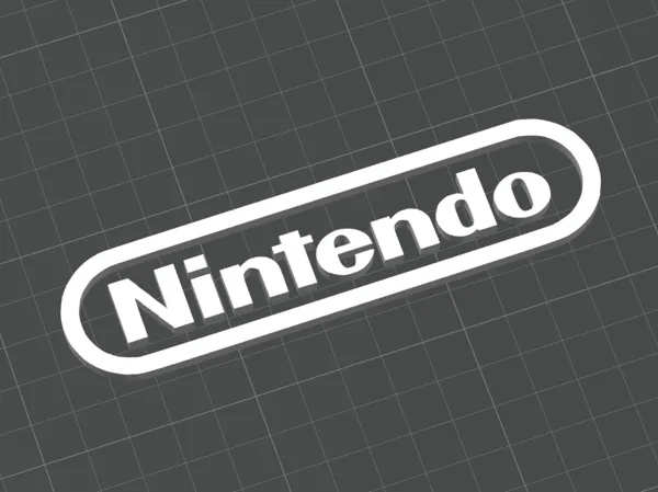 Logo Nintendo imprimé en 3D