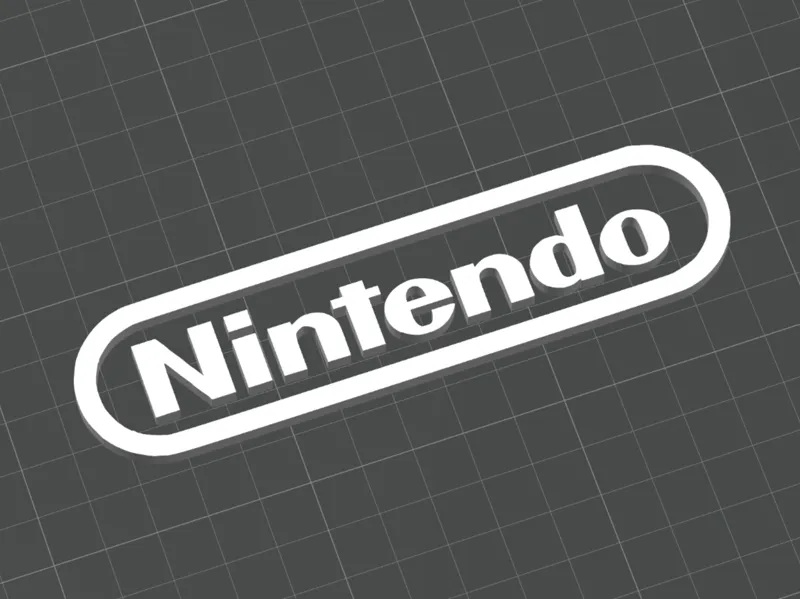 Nintendo Logo - Custom 3D Printed