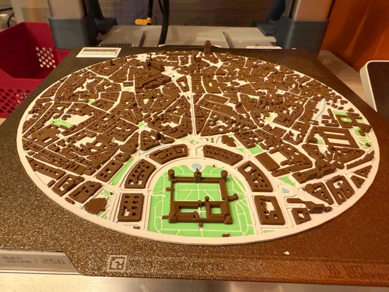 Milano miniature map