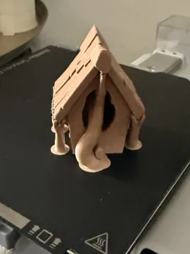 Modelo para impresión 3D: Terra Birdhouse — vista de referencia 3