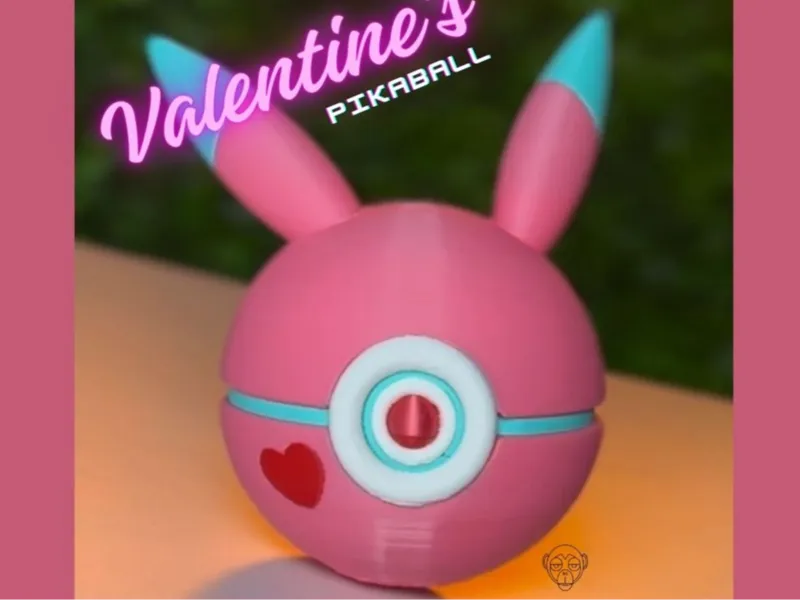 Valentines Pikachu Pokeball