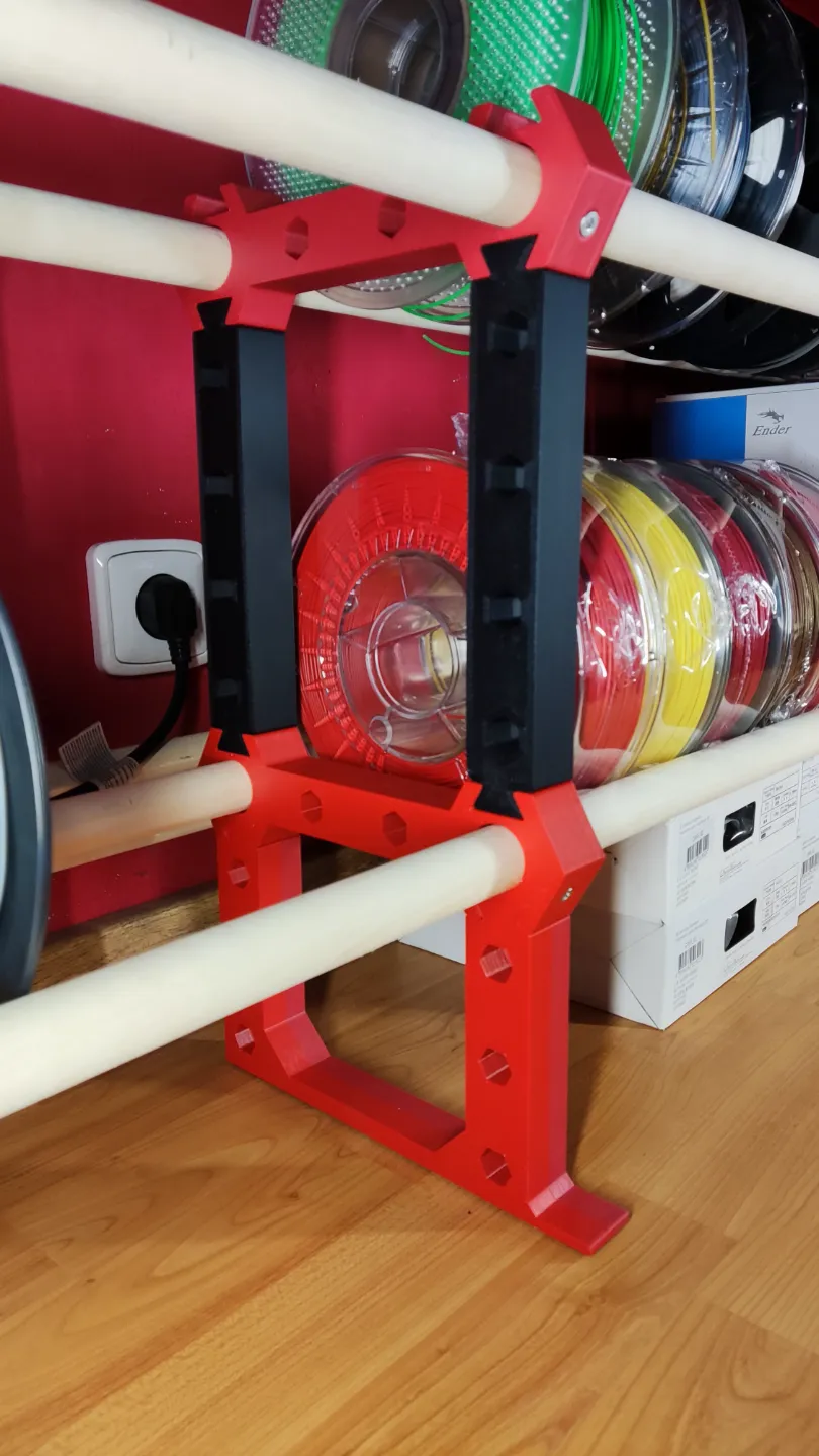 Modular filament spool rack by Adamko - MakerWorld