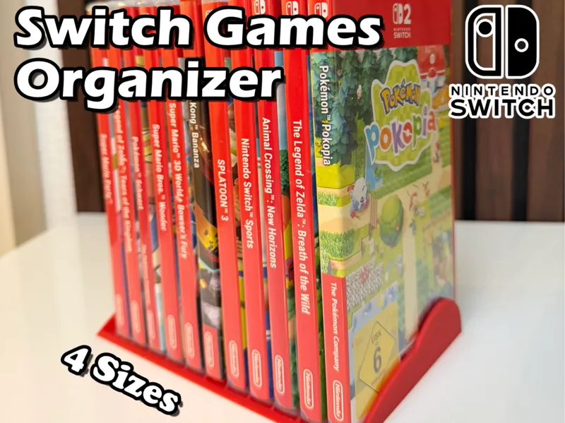 Nintendo Switch Game Organizer – 4 Sizes