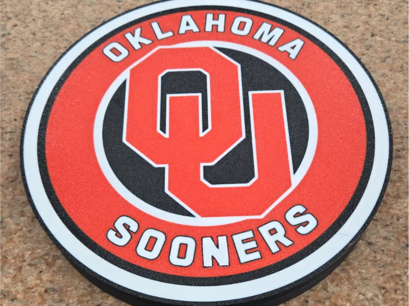 Oklahoma Sooners LED Lightbox Lamp