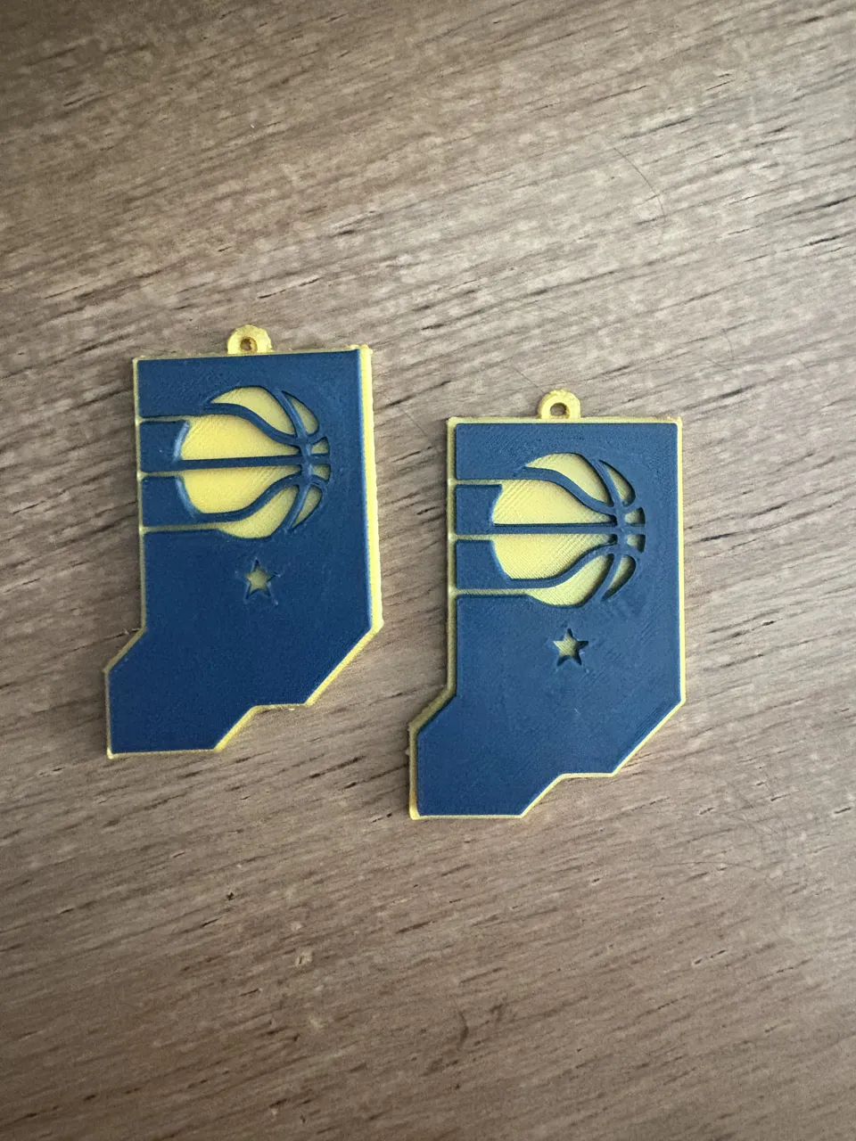 Indiana Pacers Earrings - Alternate Logo view 3