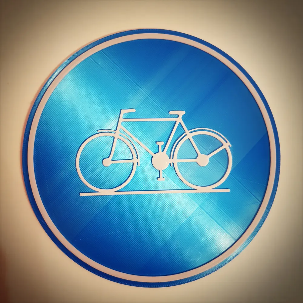 K Cycle Sign Cycle path sign - Remix of Mandatory Cycle Path Remixed by Roman ...