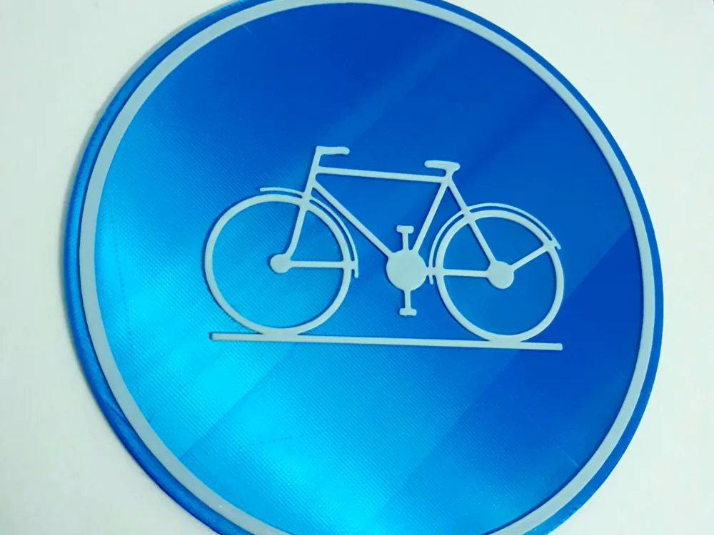 K Cycle Sign Cycle path sign - Remix of Mandatory Cycle Path Remixed by Roman ...