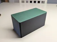 "Inside lid chamfered top" 0.2mm layer, 2 walls, 15% infill