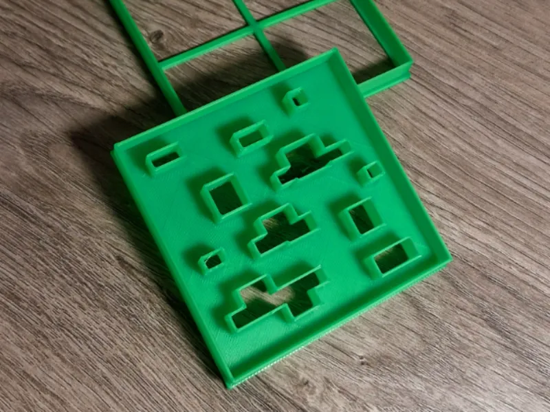 Minecraft Redstone Linzer Cookie Cutter