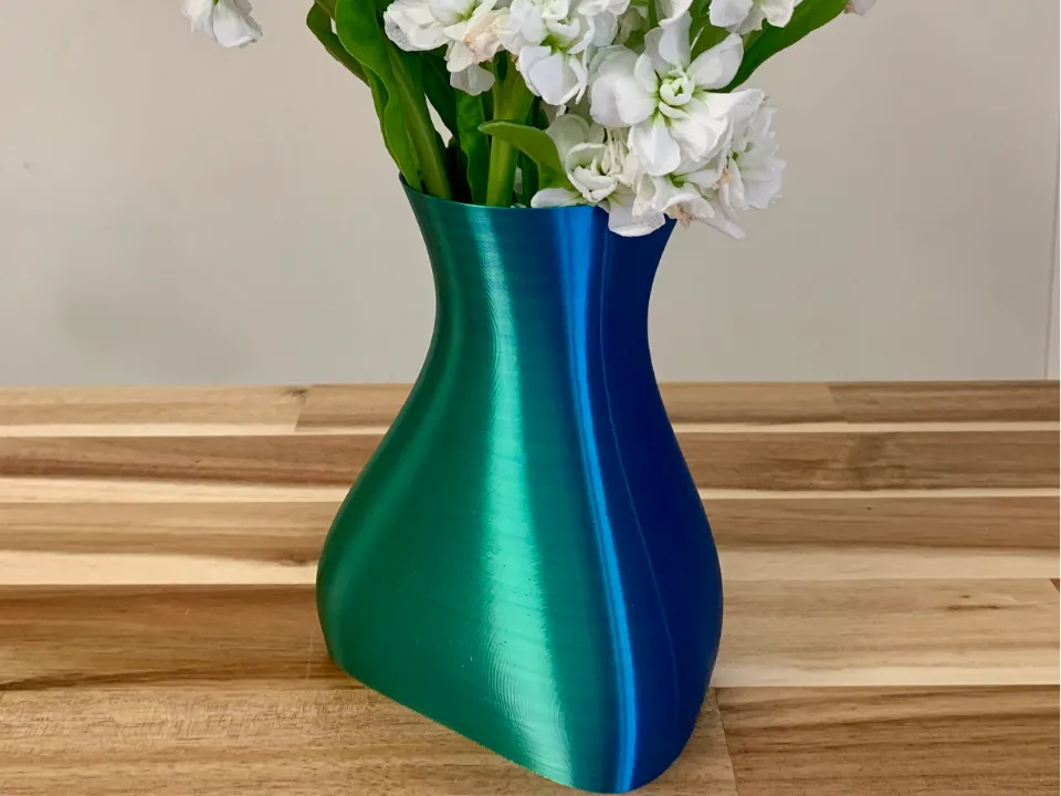 Vase libre effet soie