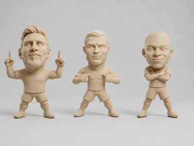 CR7, Messi & Mbappé - World Cup Collectibles